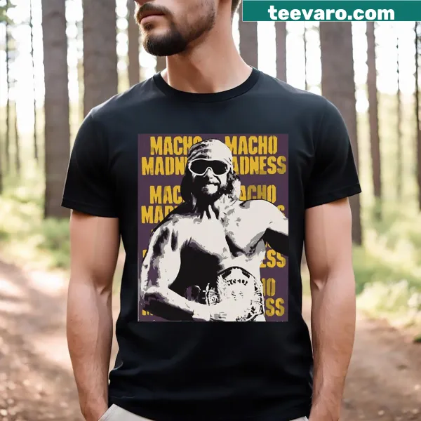 Macho Greyscale Man T-shirt featuring a minimalist design