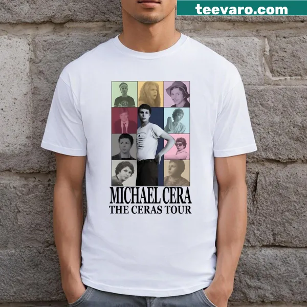 Tribute T-shirt featuring Michael Cera for fans