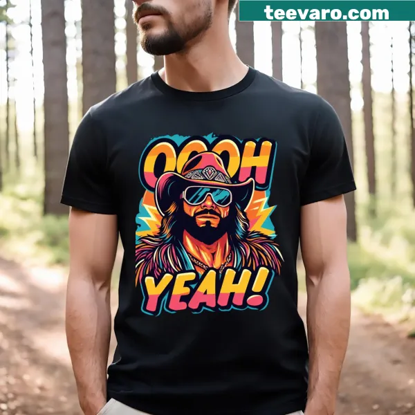 Nostalgic t-shirt featuring 'Ooh Yeah' for Macho Man Randy Savage