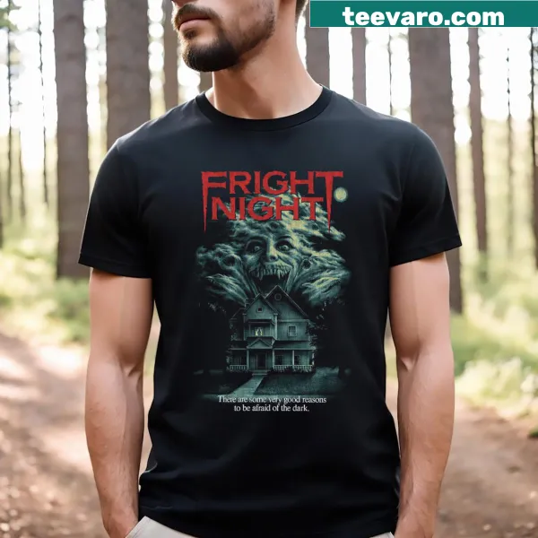 Vintage distressed vampire graphic on a horror cult t-shirt