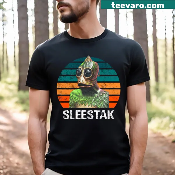Vintage-style Sleestak graphic T-shirt from Land Of The Lost.