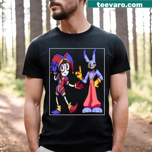 Graphic T-shirt featuring a whimsical character from Gooseworx