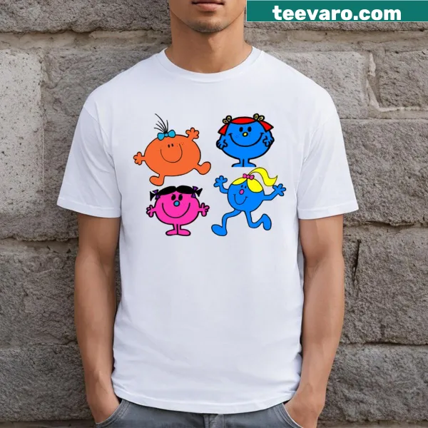 Cute design with 'Little Miss' phrase on a t-shirt.