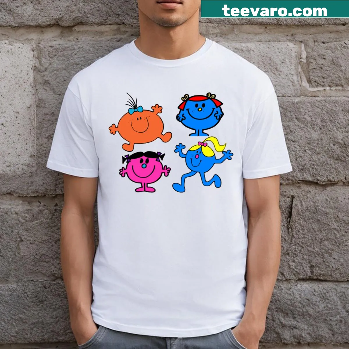 Cute design with 'Little Miss' phrase on a t-shirt. — on a men's t-shirt