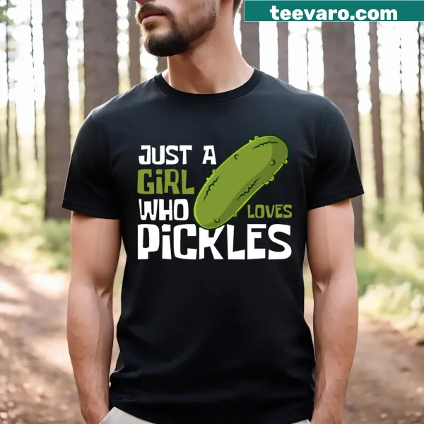Funny T-shirt with a playful pickle graphic