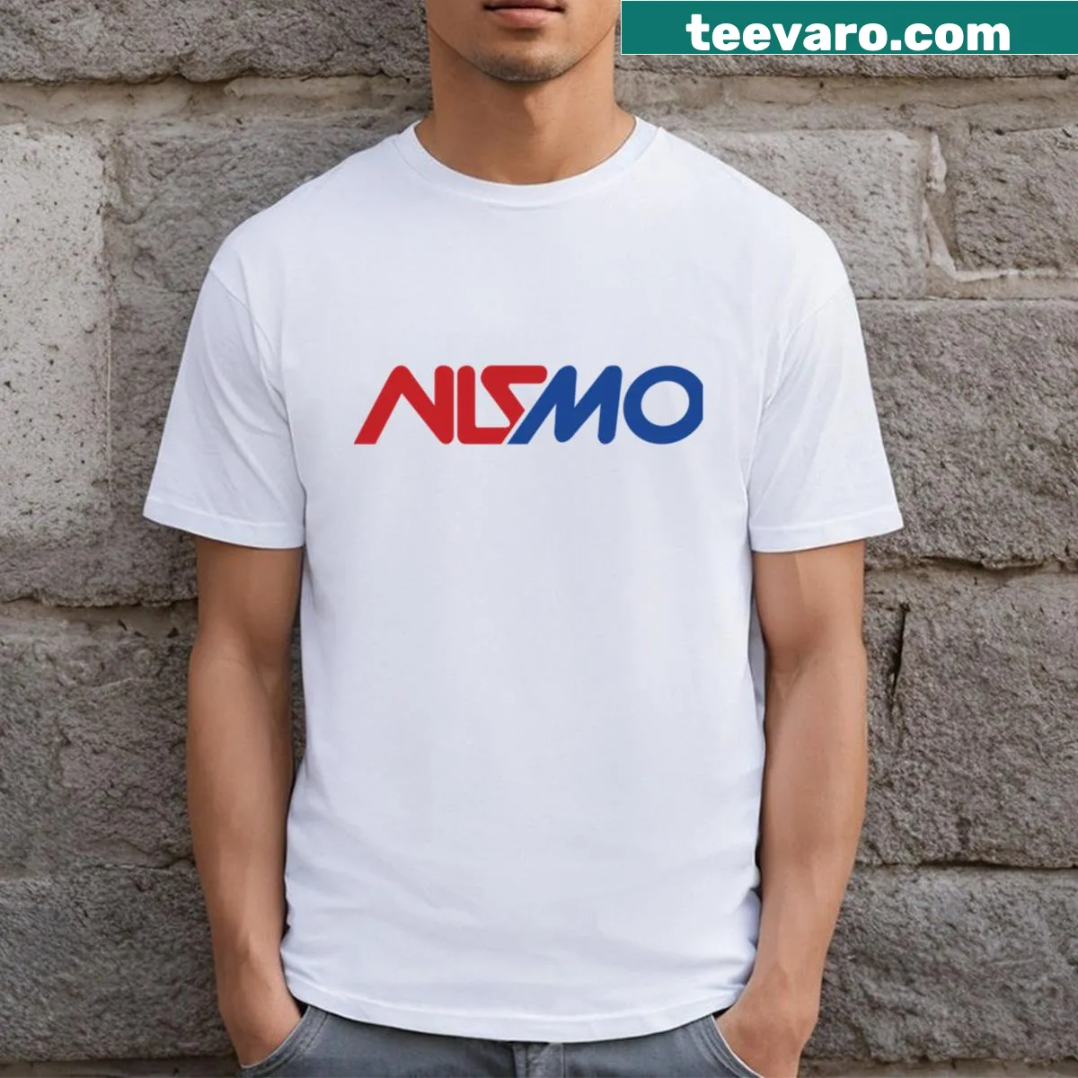 Gibson Motorsport Nismo T-shirt with bold racing logo — on a men's t-shirt