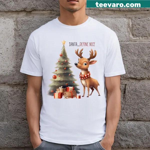 Humorous definition of 'nice' in relation to Santa