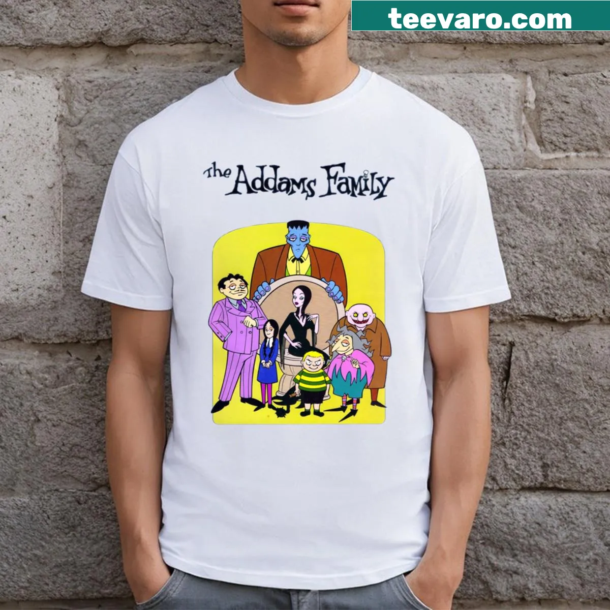T-shirt with 'Trick Or Treat' text for Halloween — on a men's t-shirt