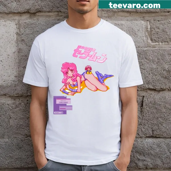 Vintage-style anime t-shirt reflecting Japanese culture