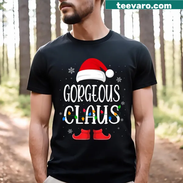 Santa Claus hat illustration with Christmas lights