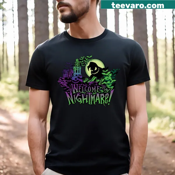 Oogie Boogie character design on a playful T-shirt
