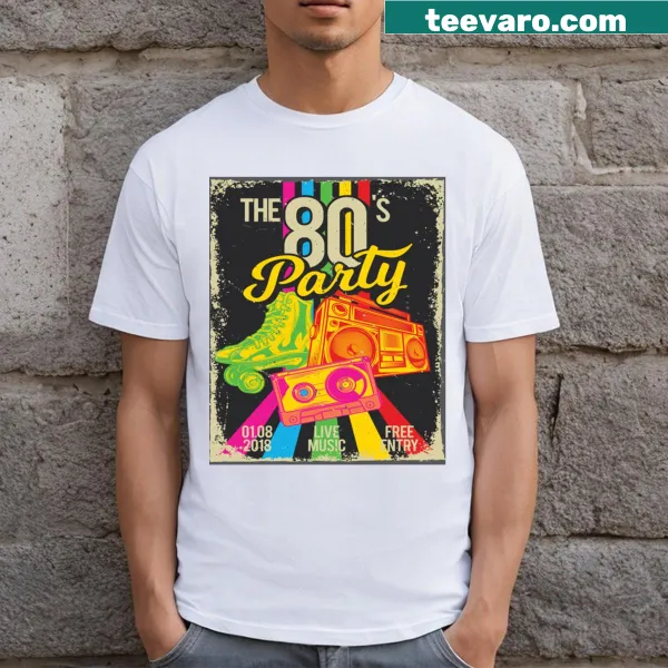 Inspirational typography on peace message t-shirt