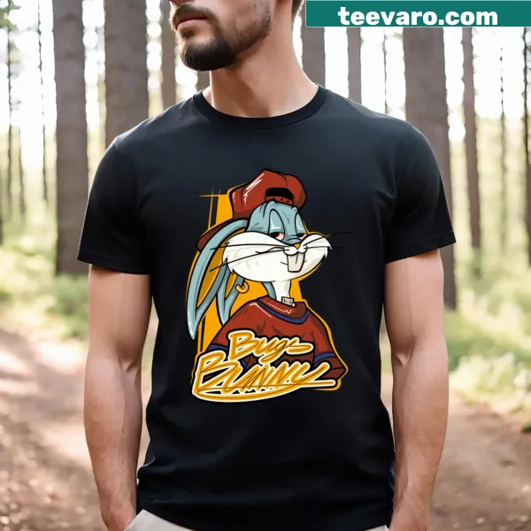Cartoon bunny design on a fun kids' T-shirt