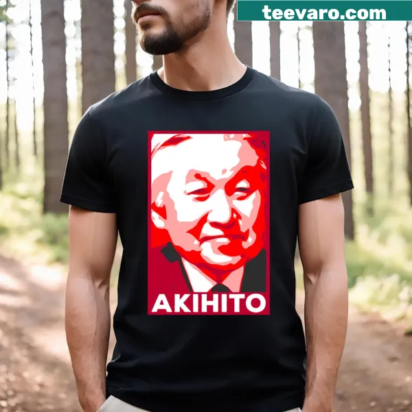 Illustrative T-shirt celebrating Akihito, the Emperor Emeritus of Japan.