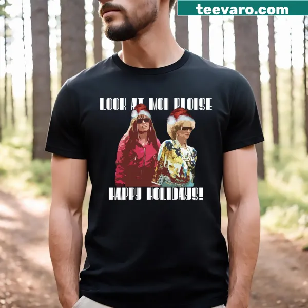 Kath and Kim themed Christmas T-shirt with festive text
