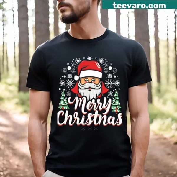 Cheerful Santa Claus graphic for Christmas