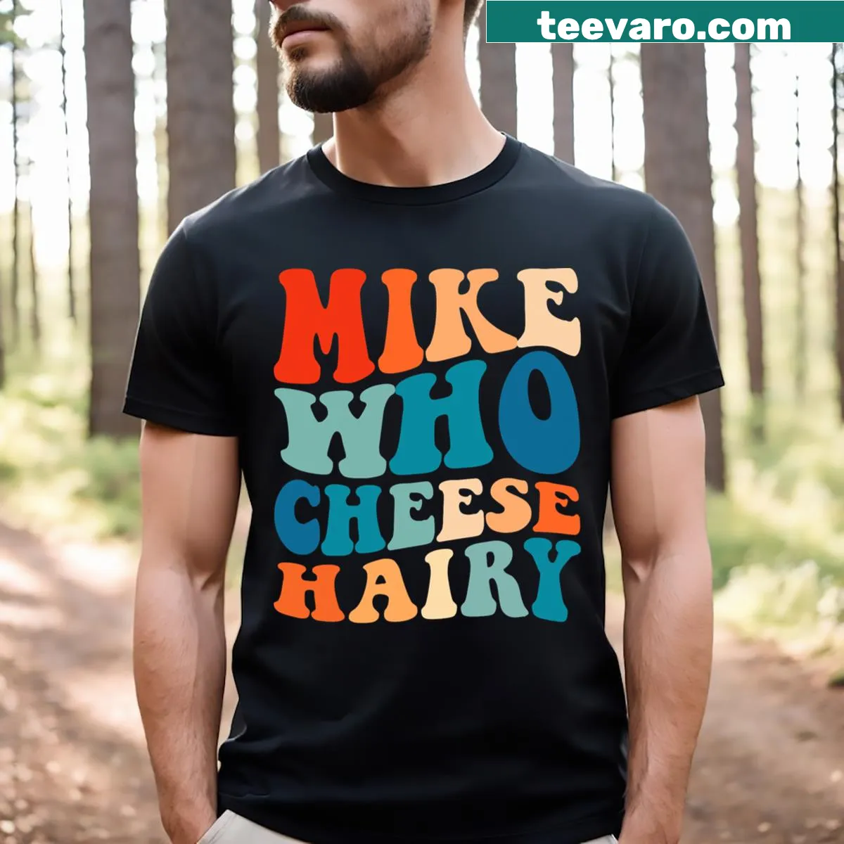 Funny adult meme t-shirt featuring a character named Mike — on a men's t-shirt