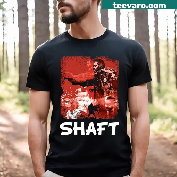Playful typography T-shirt inspired by classic movies and swagger