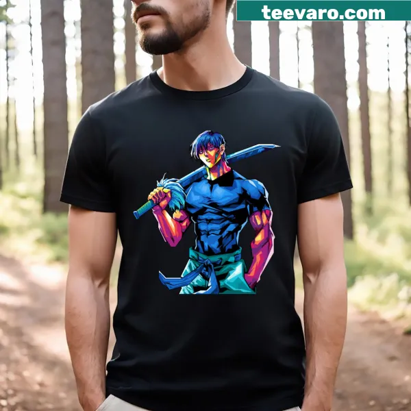 Pop art t-shirt featuring Toji Fushiguro
