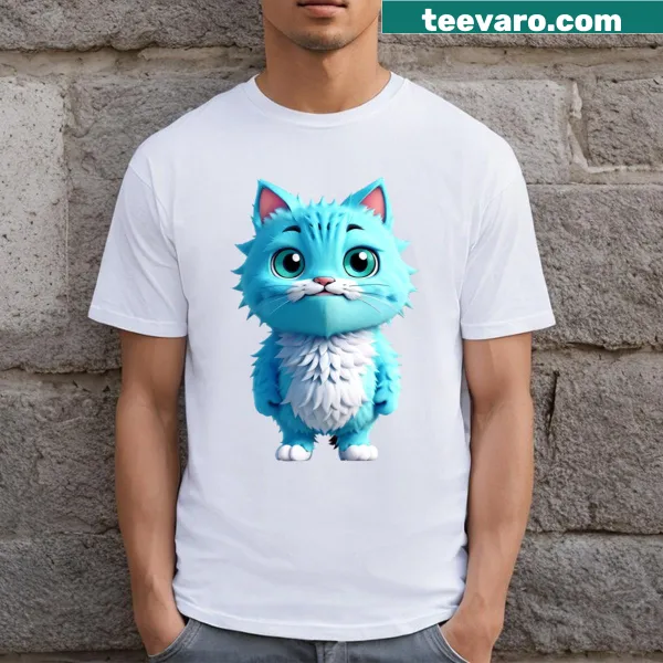 Cute watercolor t-shirt featuring a humorous jellycat graphic