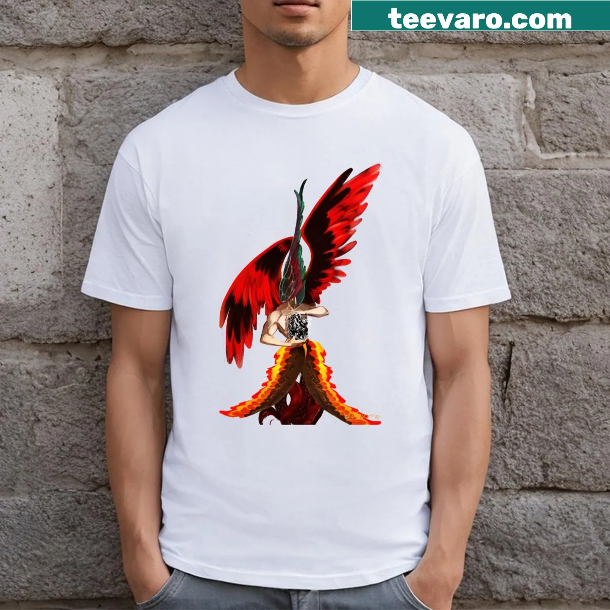 Proud t-shirt featuring typography related to the Deadly Sins — on a men's t-shirt