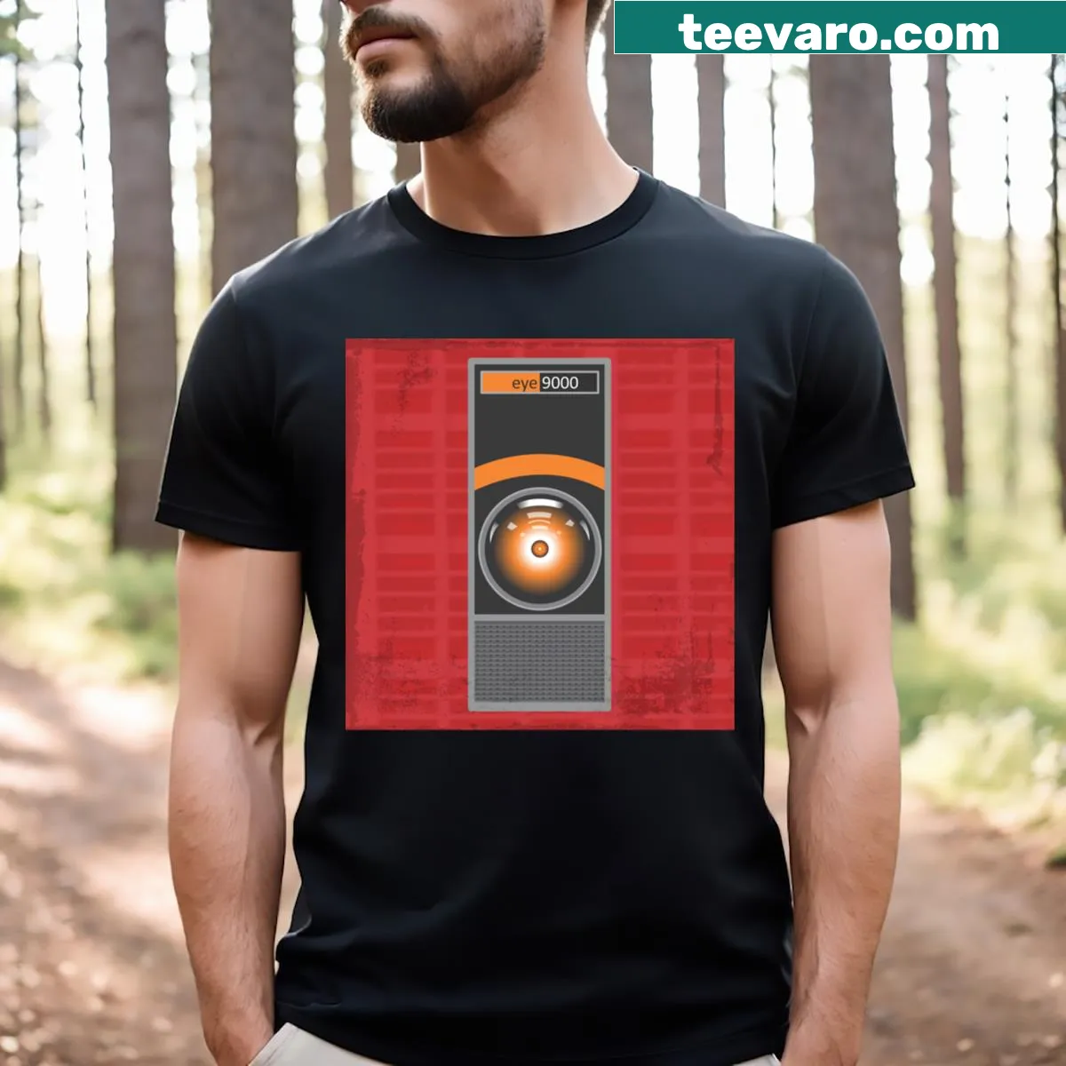 Cartoon design featuring Eye 9000 Rem — on a men's t-shirt