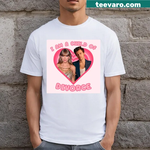 Child of Divorce humorous typography t-shirt