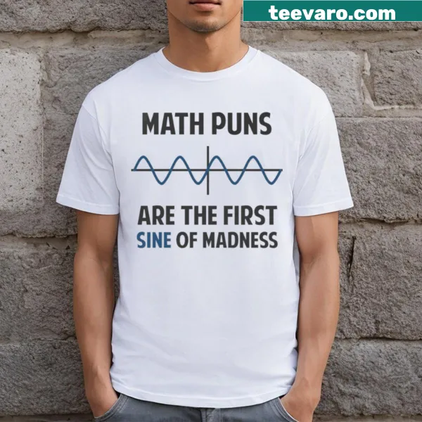 Funny math pun typography T-shirt for students