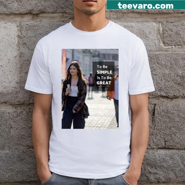 Funny saying t-shirt for women about simplicity.