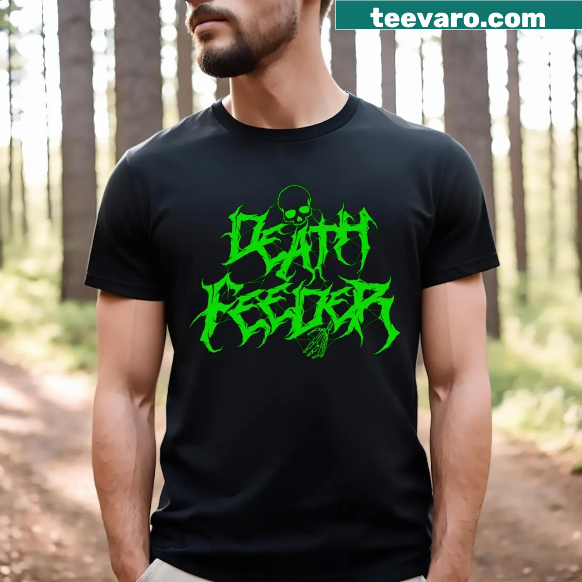 Slime logo shirt with edgy design — on a men's t-shirt