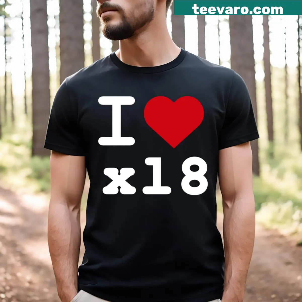 T-shirt with 'I Love Translating' design — on a men's t-shirt