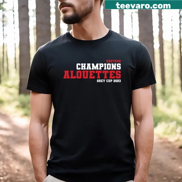 Bold typography T-shirt for Montreal Eastern Champions supporters