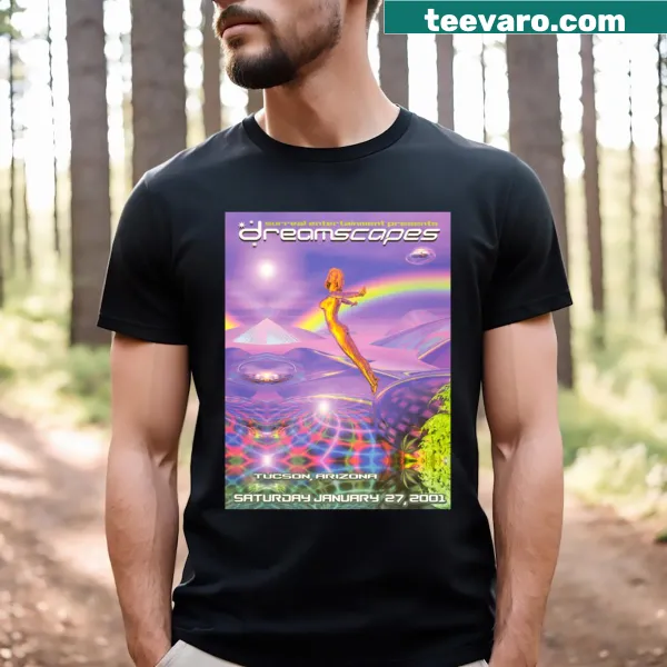 Dreamy graphic representing rave culture from 2001