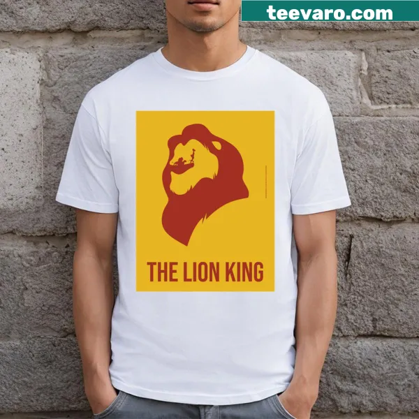 Nostalgic tee inspired by The Lion King movie poster
