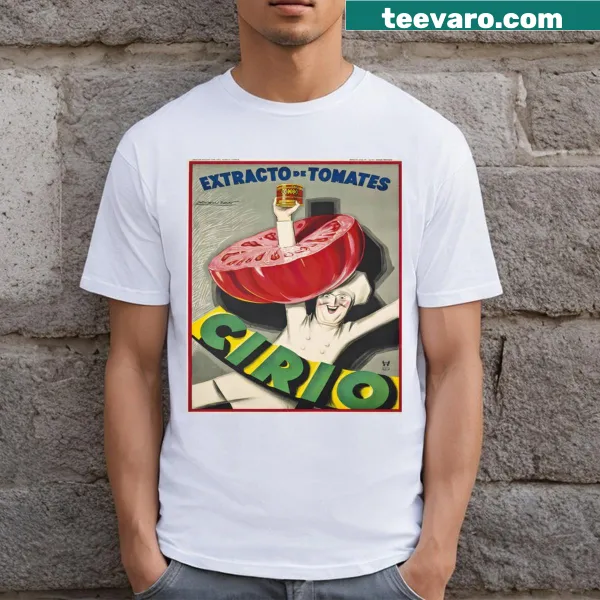Vintage Italian tomato illustration T-shirt