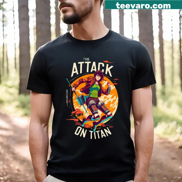 Bold typography inspired by Attack on Titan.