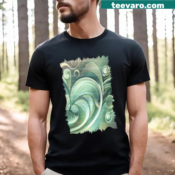 Hypnotic Journey T-shirt with imaginative graphic design