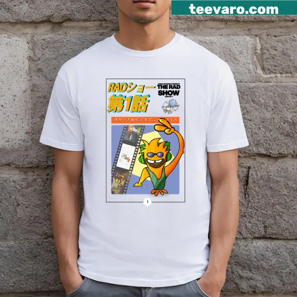 Retro Japanese VHS The Rad Show! T-shirt design