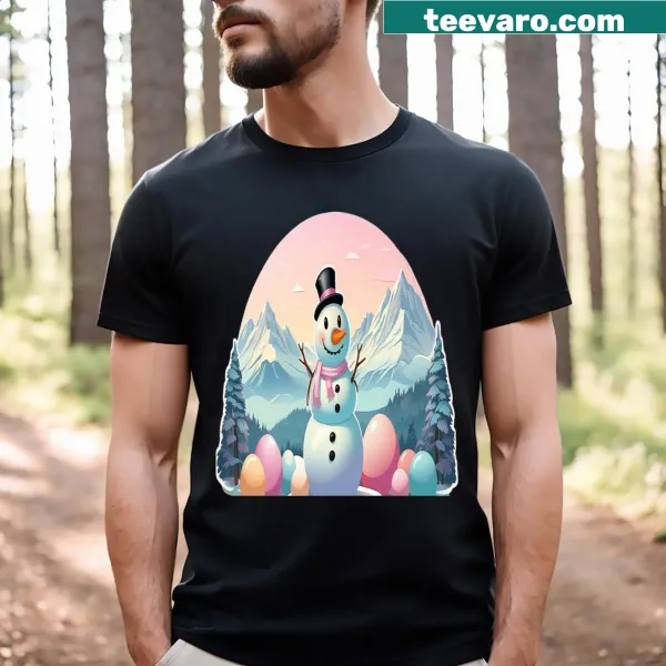 Festive T-shirt celebrating winter and Christmas themes