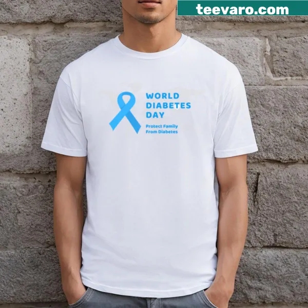 T-shirt with a protective message for World Diabetes Day 2024