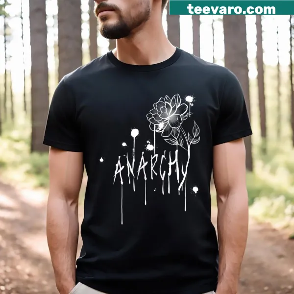 Graphic T-shirt with Anarchy theme