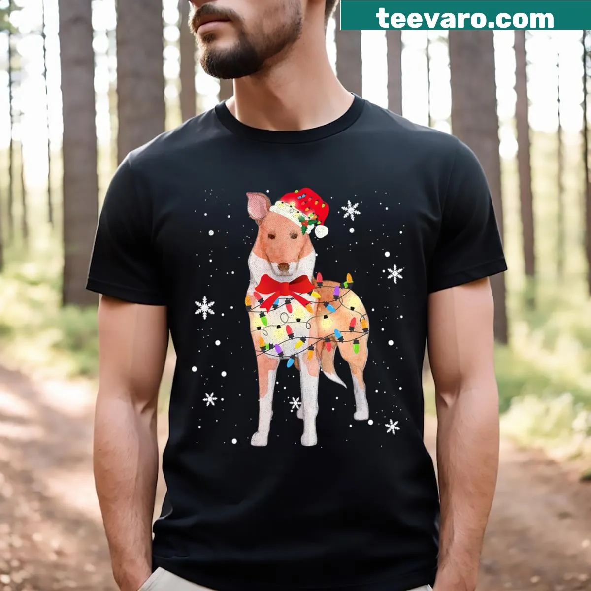 Vintage Smooth Collie illustration for dog lovers — on a men's t-shirt