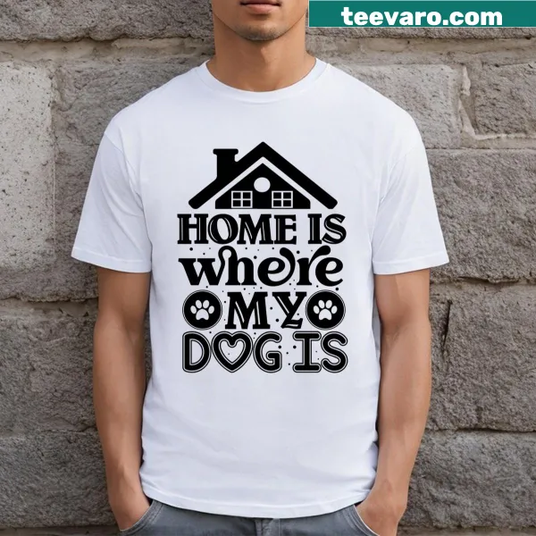 Text design 'Dog Obsessed' on a t-shirt for dog lovers