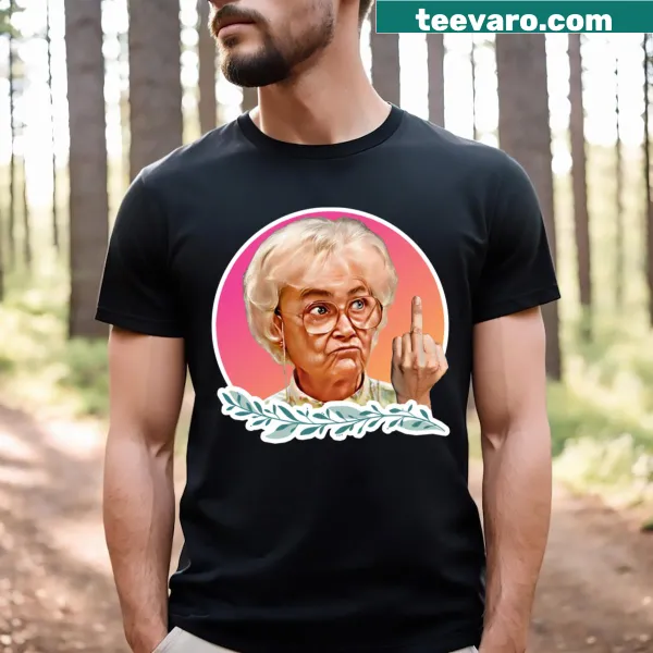 Illustrated design of Sophia from Golden Girls on a T-shirt.