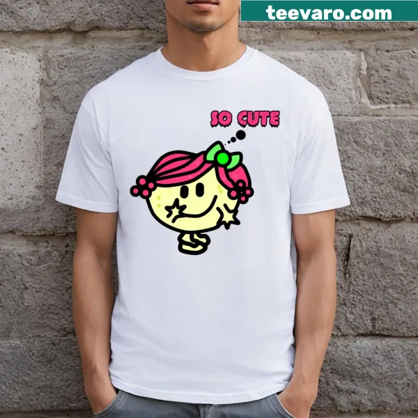 Cute t-shirt for little girls with playful graphics