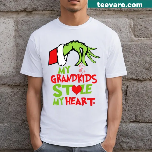 Funny grandkids Christmas t-shirt with heartwarming phrase