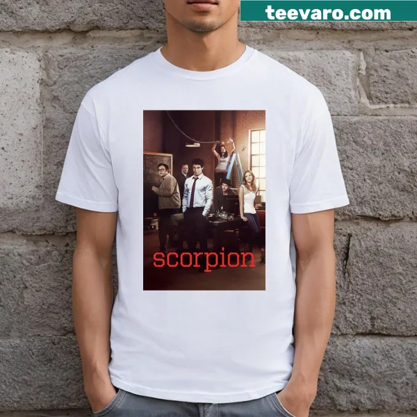 Minimalist scorpion t-shirt design