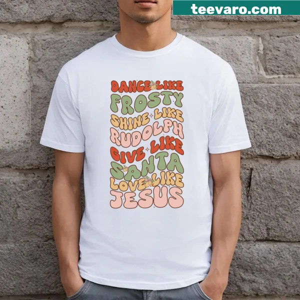 Vintage holiday-themed T-shirt with festive sayings