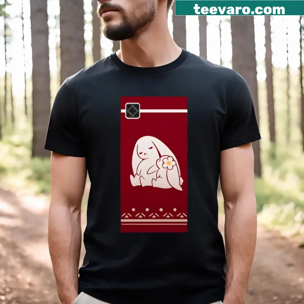 T-shirt featuring Clara from Honkai Star Rail with a phone case design