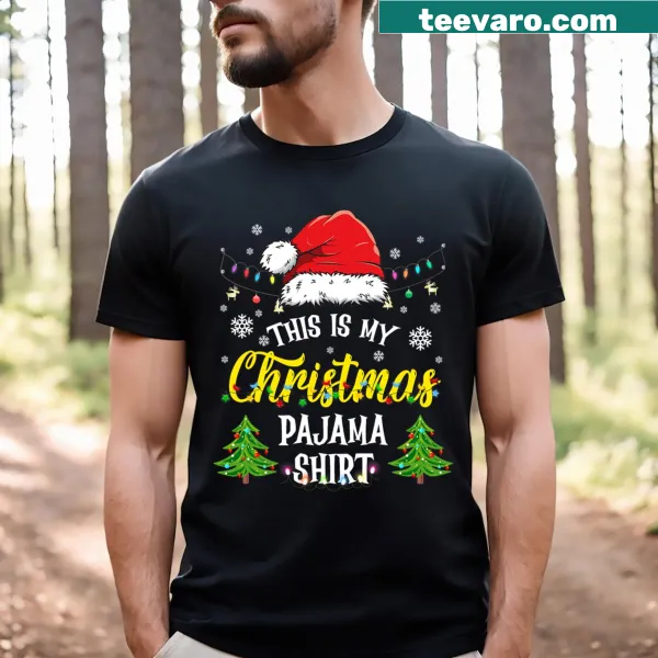 Funny holiday-themed pajama design ideal for family gatherings.